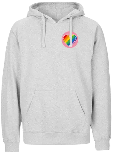 Pride Herz - Pocket - Kreis - Fairtrade Hoodie