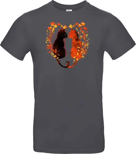 Cats,fall and love