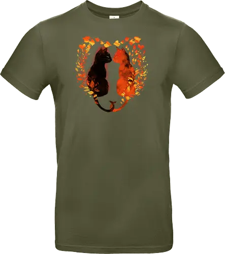 Cats,fall and love