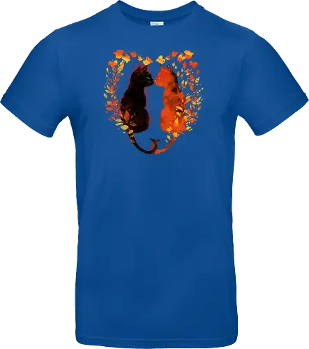 Cats,fall and love