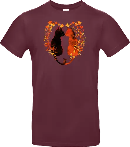 Cats,fall and love
