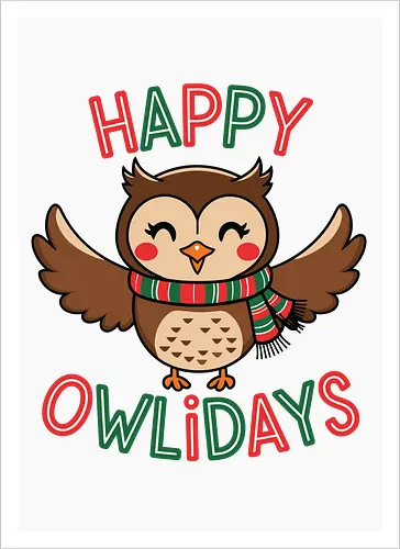  Happy Owlidays