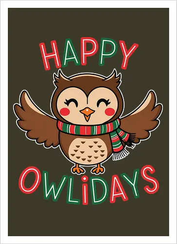  Happy Owlidays