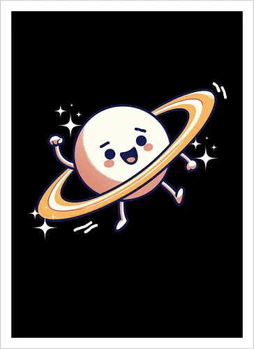 cute cartoon planet