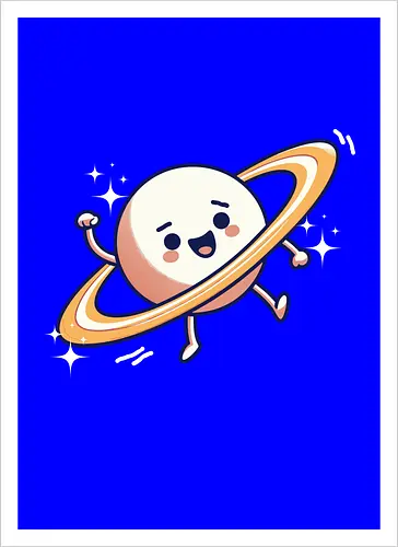 cute cartoon planet