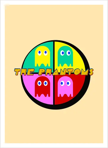 The Phantoms Colors Retro Game Art