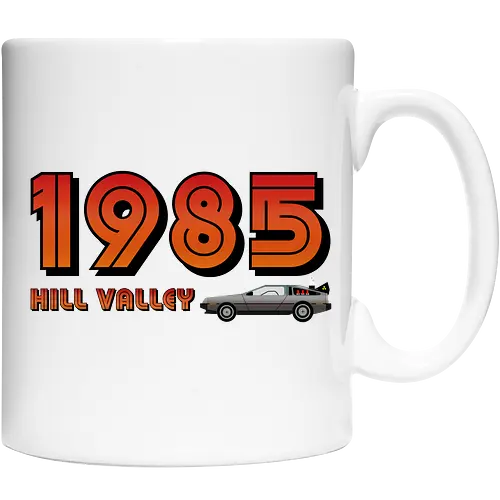 Hill Valley 1985 Vintage Art 