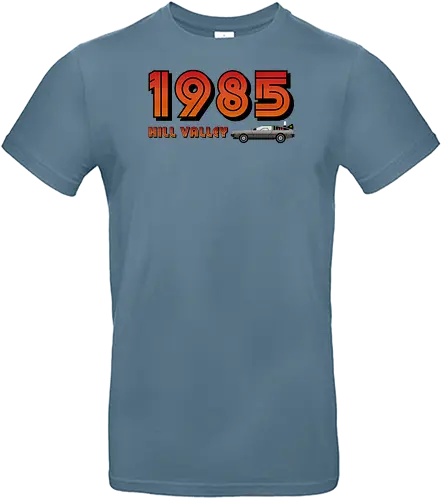 Hill Valley 1985 Vintage Art  - Future, delorean, doc brown, funny pop, funny quote, geek, hill valley, joke, marty mcfly, meme, memes, nerd, parody, time travel, vintage - Standard T-Shirt