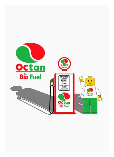 Octan Bio Fuel Toy Vintage Art