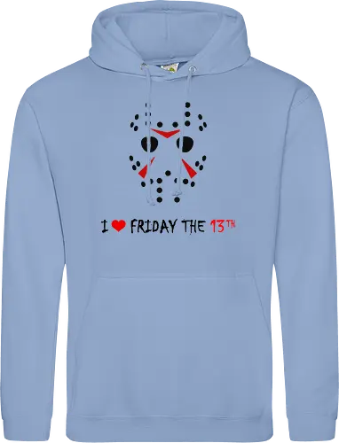 I Love Friday The 13th Vintage Art