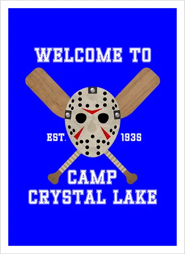 Welcome To Camp Crystal Lake Art