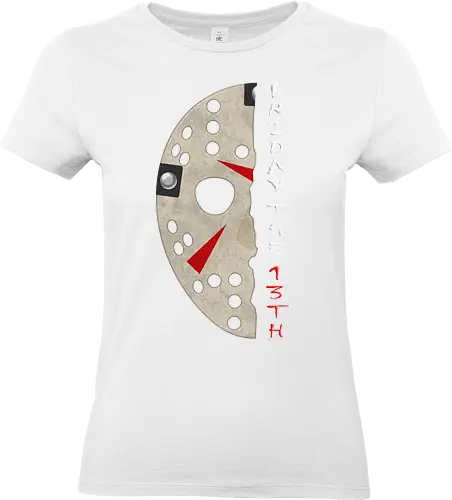Friday The 13th Vintage Art - funny, camp crystal lake, friday the 13th, funny halloween, funny quote, geek, halloween, happy halloween, horror movie, humor, joke, meme, parody, vintage - Standard T-Shirt (Women)