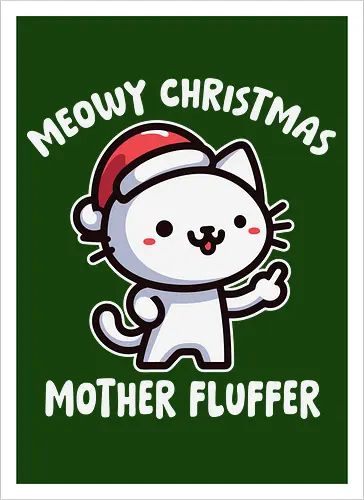 Meowy Christmas Mother Fluffer