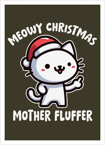 Meowy Christmas Mother Fluffer