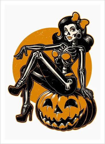 Halloween Pinup