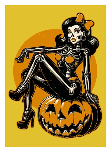 Halloween Pinup