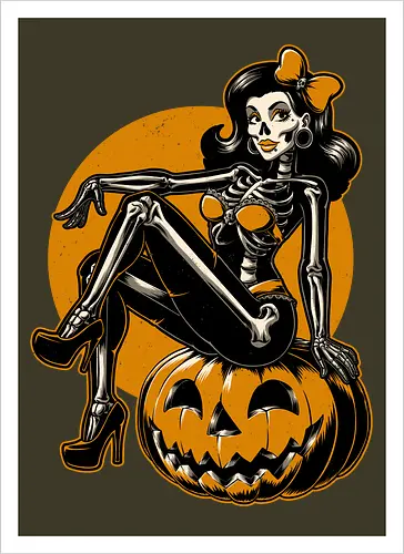 Halloween Pinup