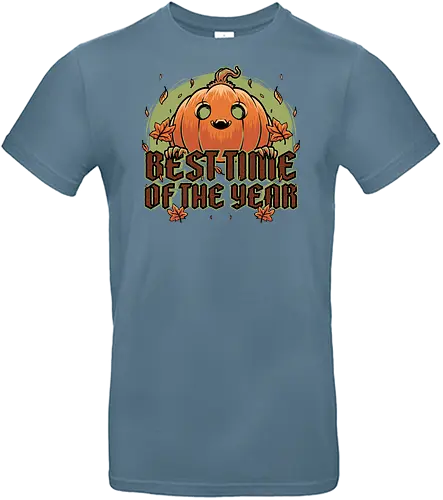 Pumpkin Autumn Halloween - Halloween, Pumpkin Autumn, fall, holiday, october, Cute, fun, funny, spooky, creepy, scary, trick or treat, leaves - Standard T-Shirt