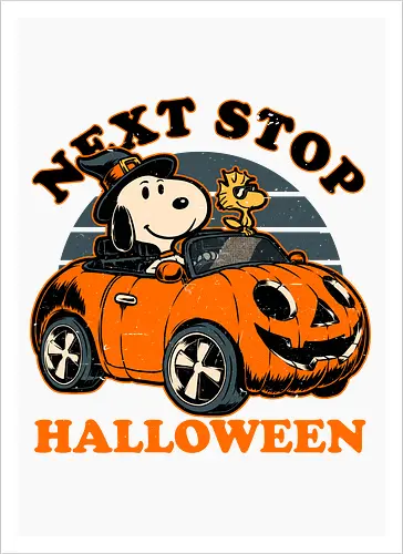 Spooky Beagle Car