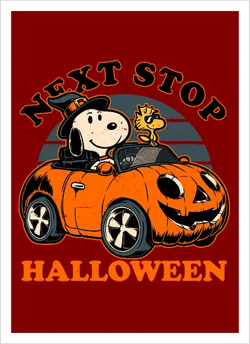 Spooky Beagle Car