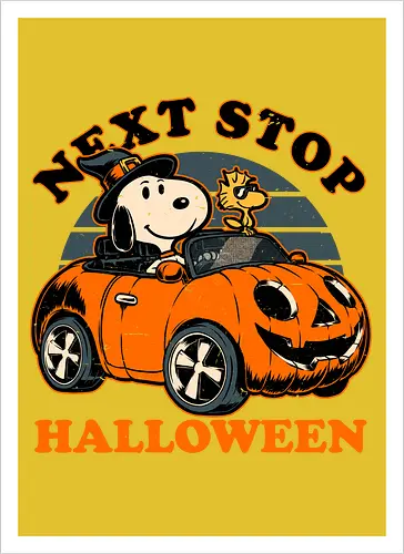 Spooky Beagle Car