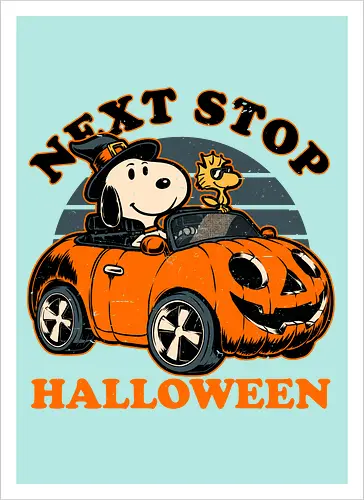 Spooky Beagle Car