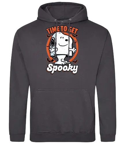 Spooky Beagle Halloween - Halloween, Spooky, Spooky Season, Mystery, Candy, Horror, October, Surprise, creepy, ghost, trick or treat, cute, boo, pet, beagle, dog, comic, bat, bats, peanuts - Standard Hoodie