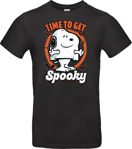 Spooky Beagle Halloween - Halloween, Spooky, Spooky Season, Mystery, Candy, Horror, October, Surprise, creepy, ghost, trick or treat, cute, boo, pet, beagle, dog, comic, bat, bats, peanuts - Standard T-Shirt