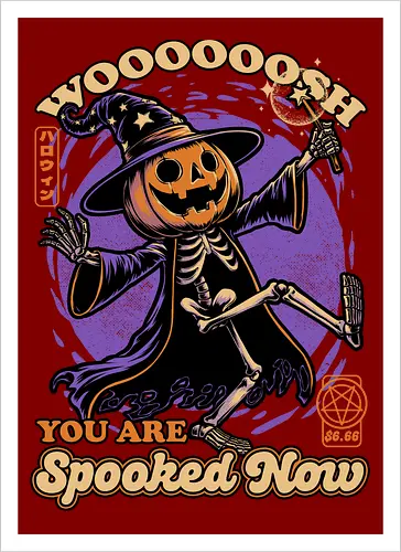 Spooky Pumpkin Wizard
