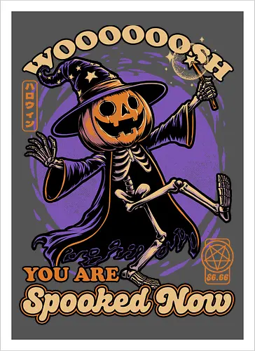 Spooky Pumpkin Wizard