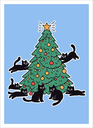  playful black cats