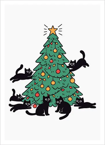  playful black cats