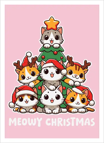 cute kitten tree
