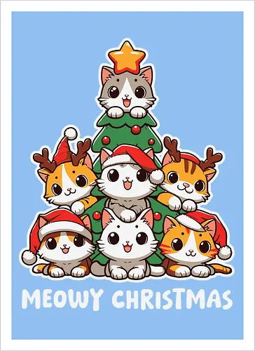  cute kitten tree