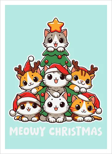  cute kitten tree