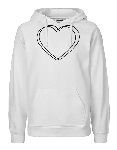 VVP Herz - schwarz - Fairtrade Hoodie