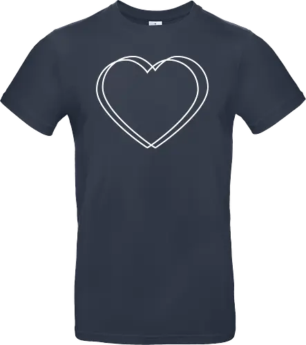 VVP Herz - weiß - Standard T-Shirt