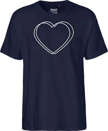 VVP Herz - weiß - Fairtrade T-Shirt