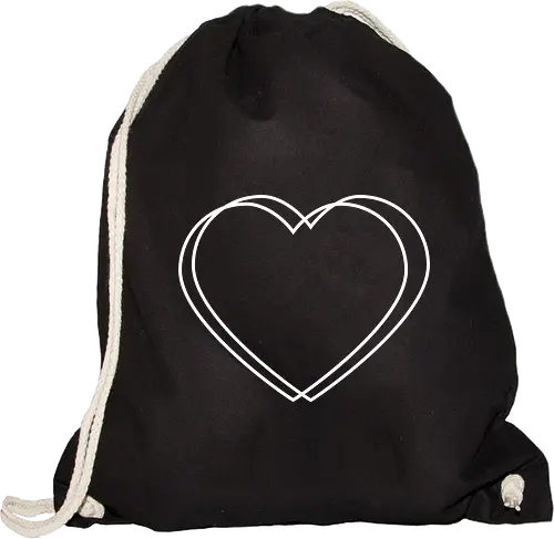 VVP Herz - weiß - Gymsack