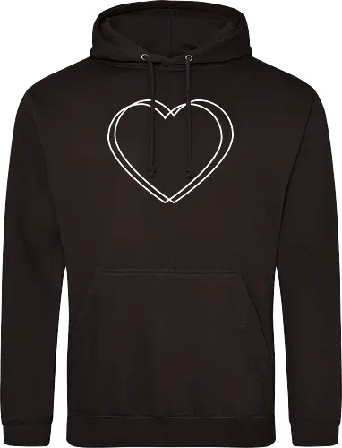 VVP Herz - weiß - Standard Hoodie