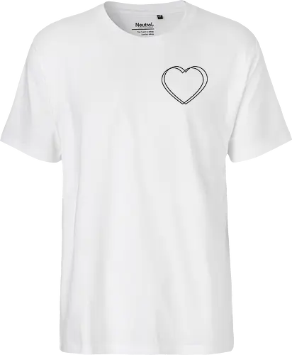VVP Herz - schwarz - Pocket - Fairtrade T-Shirt