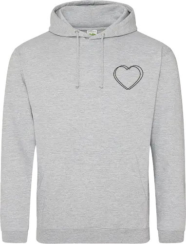VVP Herz - schwarz - Pocket - Standard Hoodie