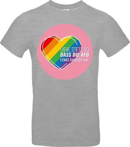 Liebe stets so... Pride Herz - Kreis - Standard T-Shirt