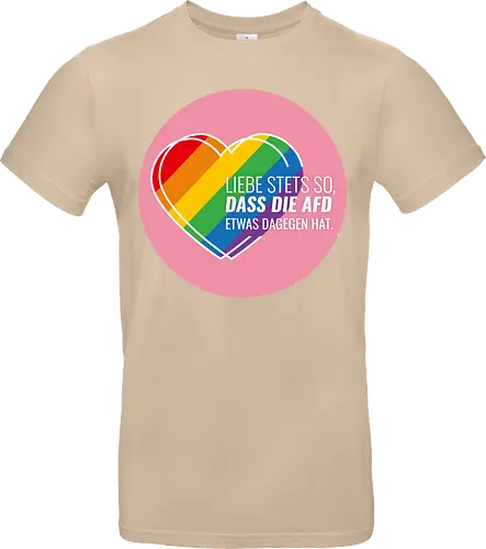 Liebe stets so... Pride Herz - Kreis - Standard T-Shirt