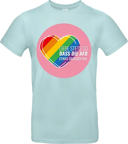 Liebe stets so... Pride Herz - Kreis - Standard T-Shirt