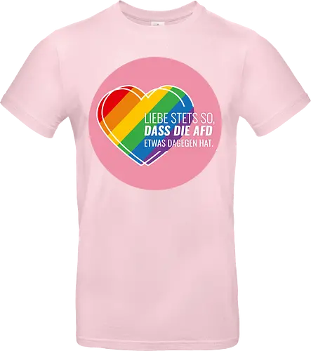 Liebe stets so... Pride Herz - Kreis - Standard T-Shirt