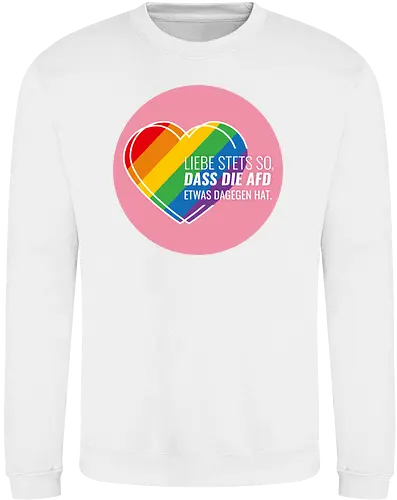 Liebe stets so... Pride Herz - Kreis - Sweatshirt