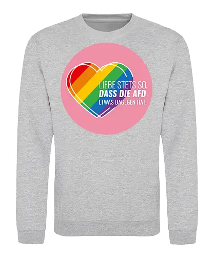 Liebe stets so... Pride Herz - Kreis - Sweatshirt