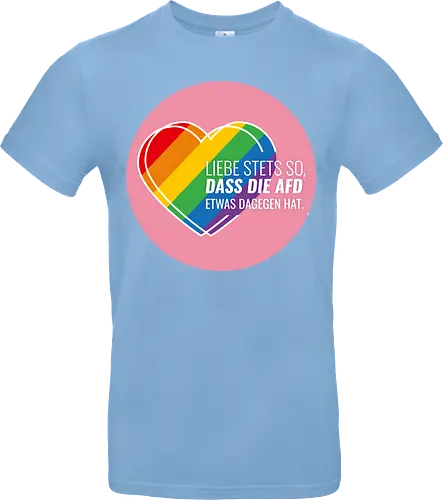 Liebe stets so... Pride Herz - Kreis - Standard T-Shirt