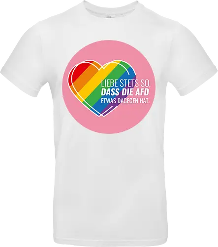 Liebe stets so... Pride Herz - Kreis - Standard T-Shirt